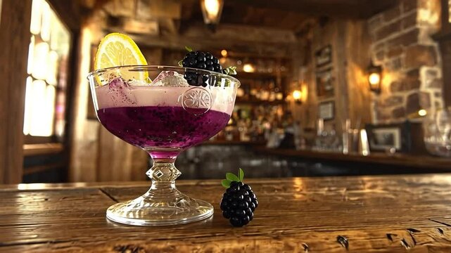 bramble traditional english cocktail