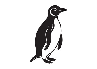 Fototapeta premium Penguin Silhouette, Penguin Vector Illustration
