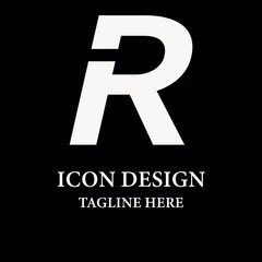 Letter R Modern Logo suitable for business with R initials