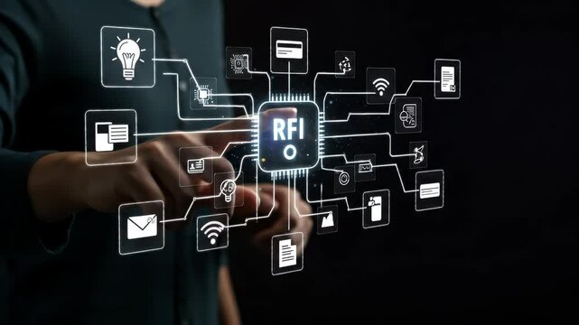 RFI: Request for Information Concept - Digital Transformation, Business Solutions, Information Technology, Tech Innovation