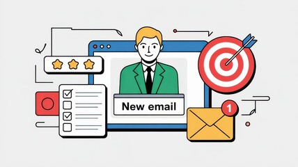 New Email Notification and Checklist with Target Hit in Business Interface