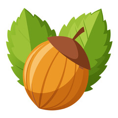  hazel vector on white background.