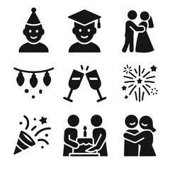 Celebration Icons Set