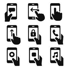 Minimalist Smartphone Icon Grid