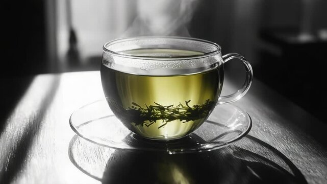 Tea is the elixir of life. Sip and savor this hot cup of green tea, infused with herbs to soothe and refresh.