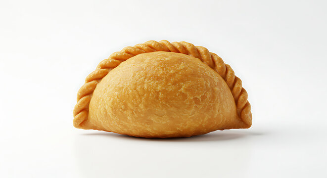 Golden Brown Curry Puff Pastry Delicious Homemade Snack