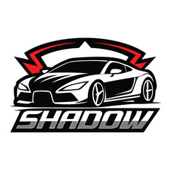 Fototapeta premium Sport Car Logo. Automotive, Car Showroom, Car Dealer Logo Design Vector