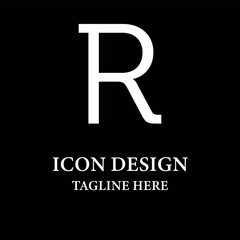 R logo vector Initials letter R logo design
