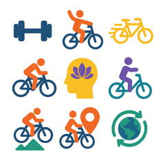 Colorful Icon Cycle