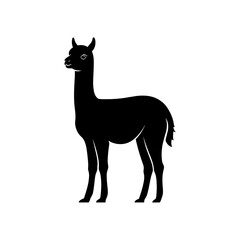 Alpaca Vector Silhoette