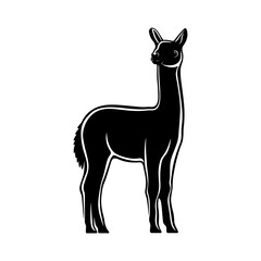 Alpaca Vector Silhoette