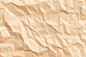Crinkled light beige paper texture (1)