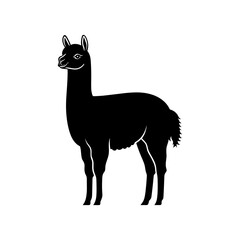 Alpaca Vector Silhoette