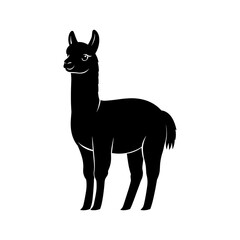 Alpaca Vector Silhoette