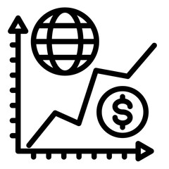 Economic Chart  Icon