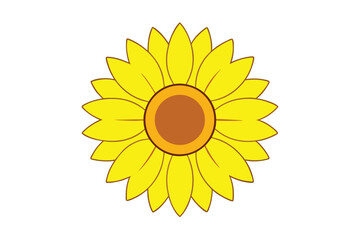 Bright yellow sunflowers radiating energy on a vibrant background