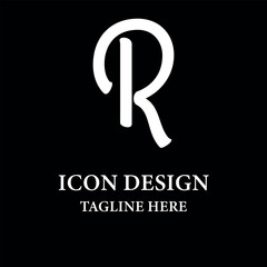 Resistance vector logo design resistance minimal logo design icon black