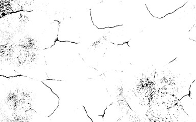 Black and white grunge. Distress overlay texture. Abstract surface dust and rough dirty wall background. Dark noise granules. Vector Design
