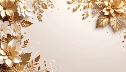 Elegant floral arrangement digital design greeting card background soft colors aesthetic viewpoint nature-inspired concept