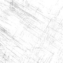 Diagonal grunge scratch texture vector overlay. Abstract cross line pattern with distressed sketch effect for vintage background and surface art.
