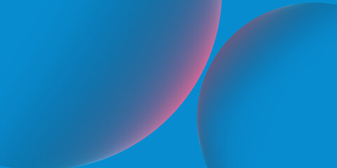 Abstract Blue Pink Gradient Circles Background Design Illustration