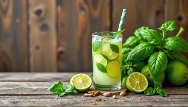 share how fresh lime and basil juice helps detoxify and reduce excessive body heat naturally.