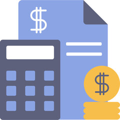 Flat Business Expenses Icon