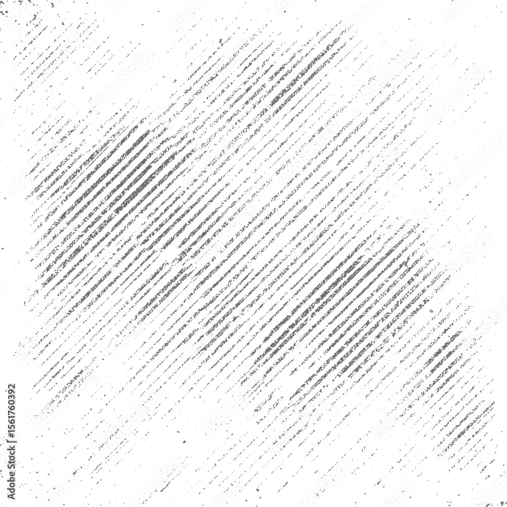 Poster diagonal grunge line texture vector background. distressed sketch style pattern with scratch shading