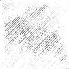 Fototapeta premium Diagonal grunge line texture vector background. Distressed sketch style pattern with scratch shading effect for abstract retro design element art. 