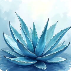 blue aloe vera 