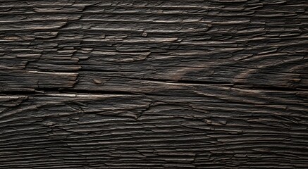 Fototapeta premium Old Grunge Dark Textured Wooden Background. Aged Brown Wood Surface with Rustic Grain and Natural Texture