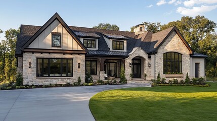 New luxury home construction Exterior 