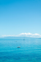 boat on the sea A scilla in Calabria 