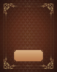 BACKGROUND FLYER ART DECO