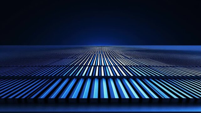 Abstract design of parallel lines in dark blue
