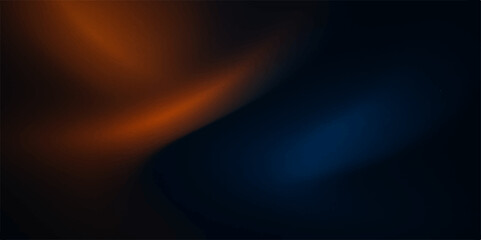 Abstract dark blue background with glowing light rays and flowing lines creates a dynamic digital art illustration