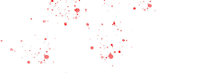 Fine mist blood spray texture isolated on transparent background – subtle horror splatter element...