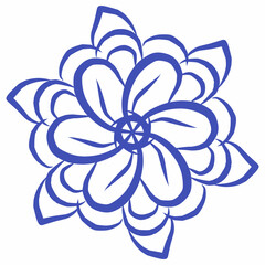 Flower vector illustration 