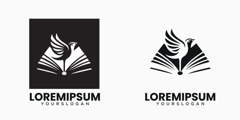 Bird Flying from Open Book Education Logo
