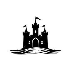 Castle Vector Silhouette