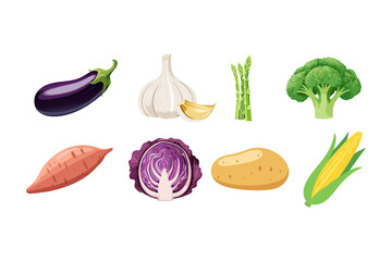 野菜のイラスト(png)