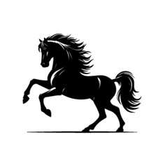 Wild Spirit Horse No 9 Vector Illustration
