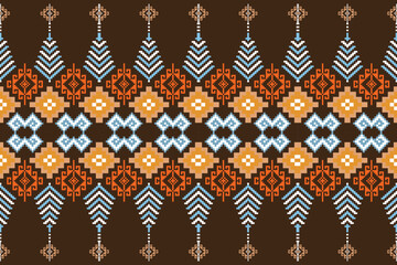 Ethnic  Pixel Patterns, Traditional Designs pattern  for Saree, Patola Saree, Dupatta, Dupatta, Clothes, Batik, Knitwear, Embroidery,background or wallpaper