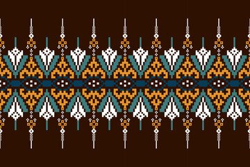 Ethnic  Pixel Patterns, Traditional Designs pattern  for Saree, Patola Saree, Dupatta, Dupatta, Clothes, Batik, Knitwear, Embroidery,background or wallpaper