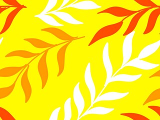 Botanical pattern seamless background 