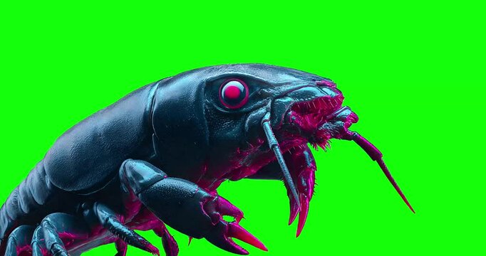 Black bug loop animation gif