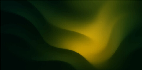 Olive green abstract background with soft lighting and curved wave texture for modern design

