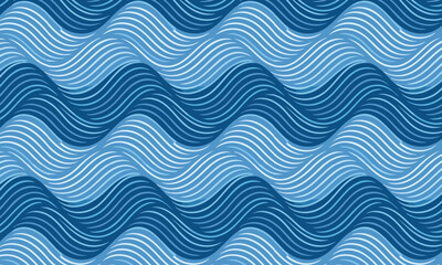 Dynamic Linear Wave Seamless Pattern
