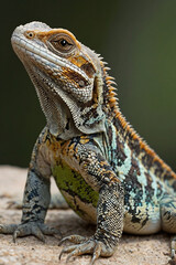 Fototapeta premium Desert Lizard Macro