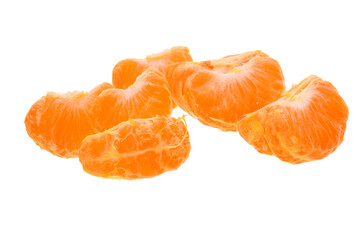 tangerine isolated on white background